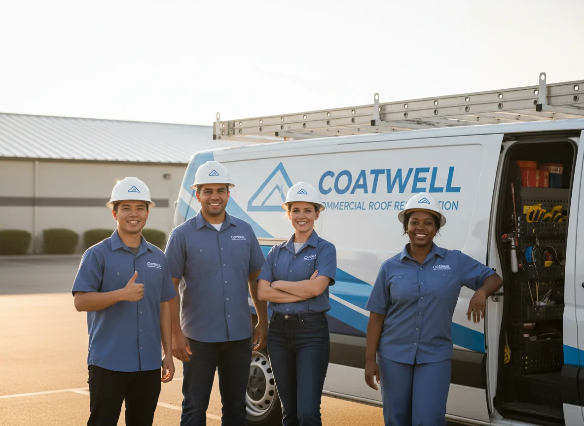 Commercial roof coating company in Protem, MO